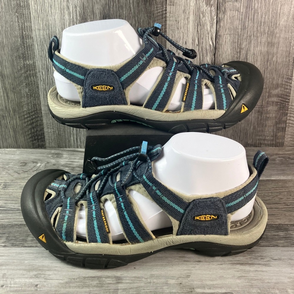 Keen Newport H2 Waterproof Sandals Navy Blue Womens 8 Sport Hiking Shoes